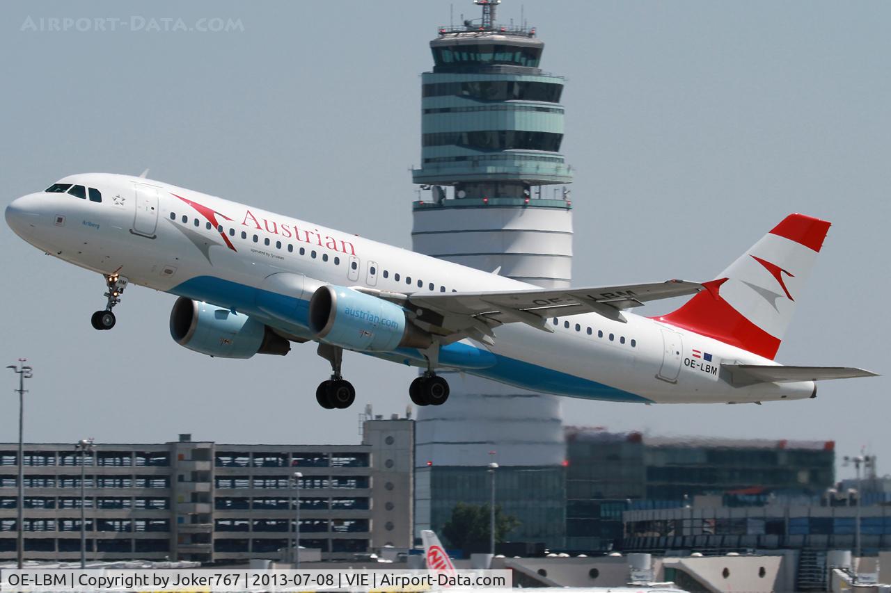 OE-LBM, 2001 Airbus A320-214 C/N 1504, Austrian Airlines