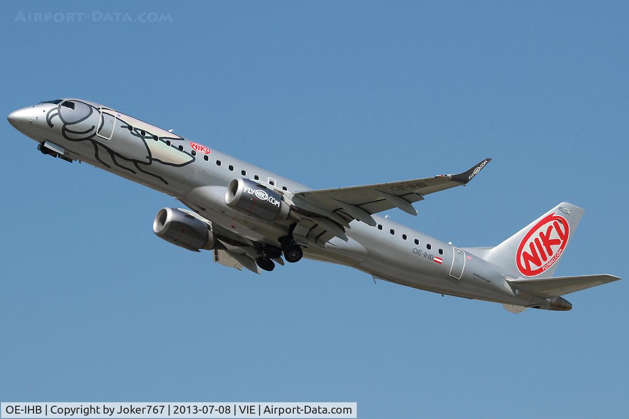 OE-IHB, 2009 Embraer 190LR (ERJ-190-100LR) C/N 19000294, NIKI