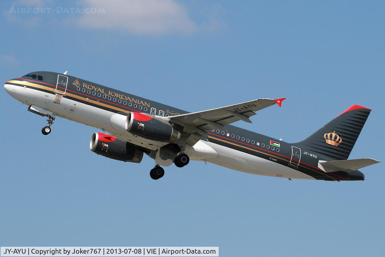 JY-AYU, 2012 Airbus A320-232 C/N 5128, Royal Jordanian