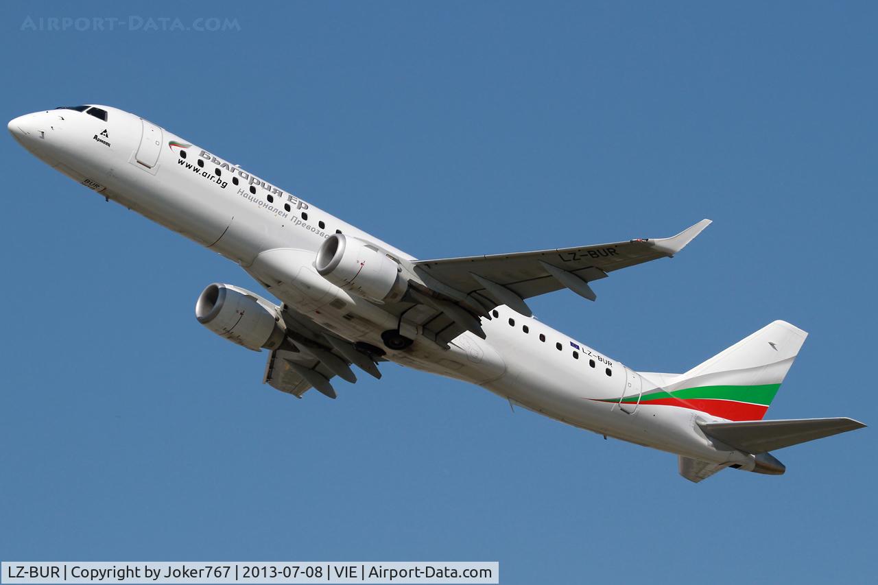 LZ-BUR, 2012 Embraer 190AR (ERJ-190-100IGW) C/N 19000551, Bulgaria Air
