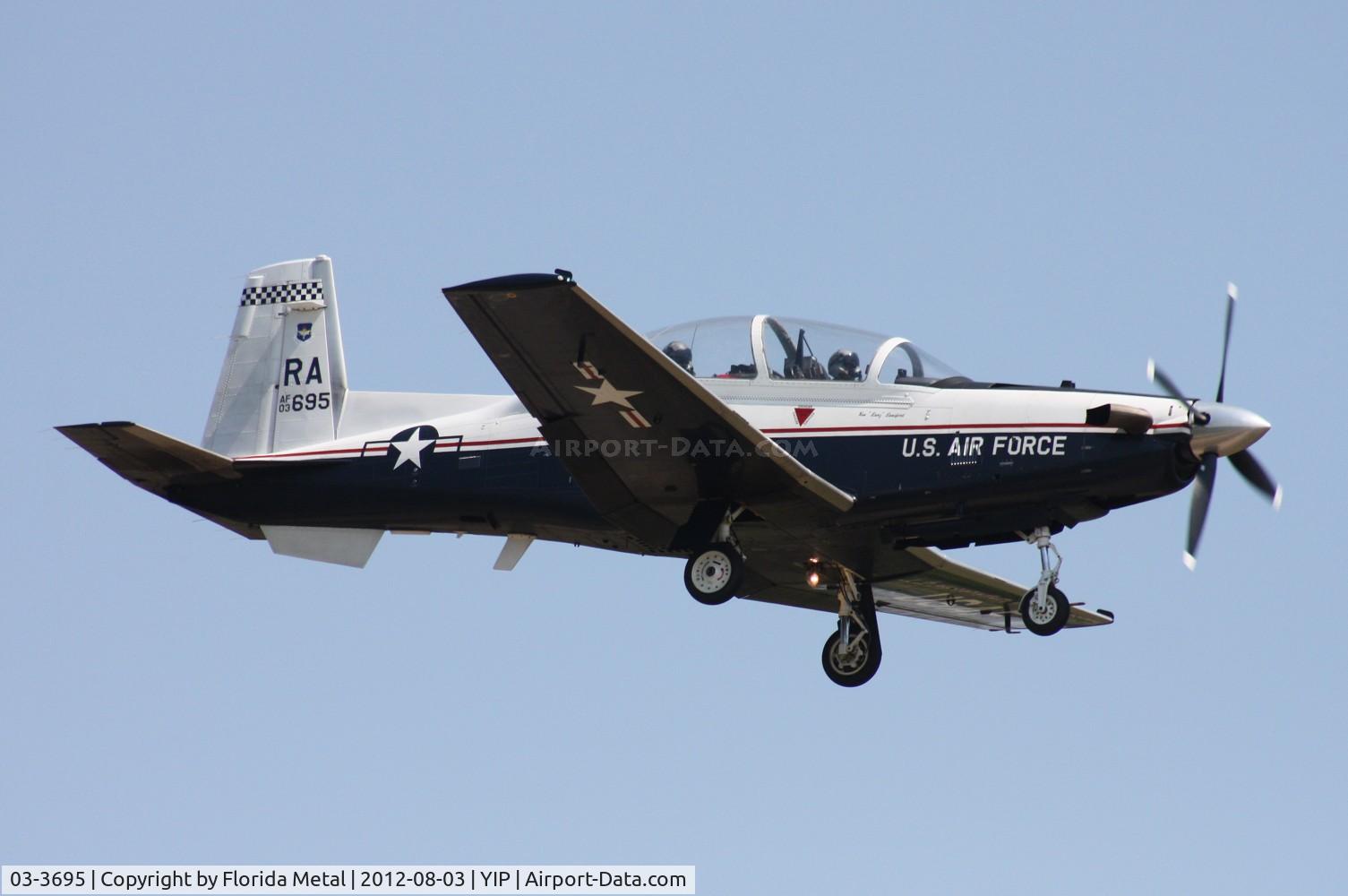 03-3695, 2003 Raytheon T-6A Texan II C/N PT-241, T-6A Texan II