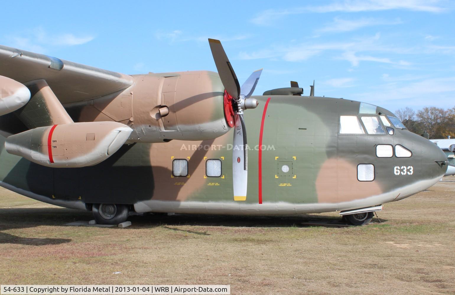 54-633, 1954 Fairchild UC-123K Provider C/N 20082, C-123 Provider