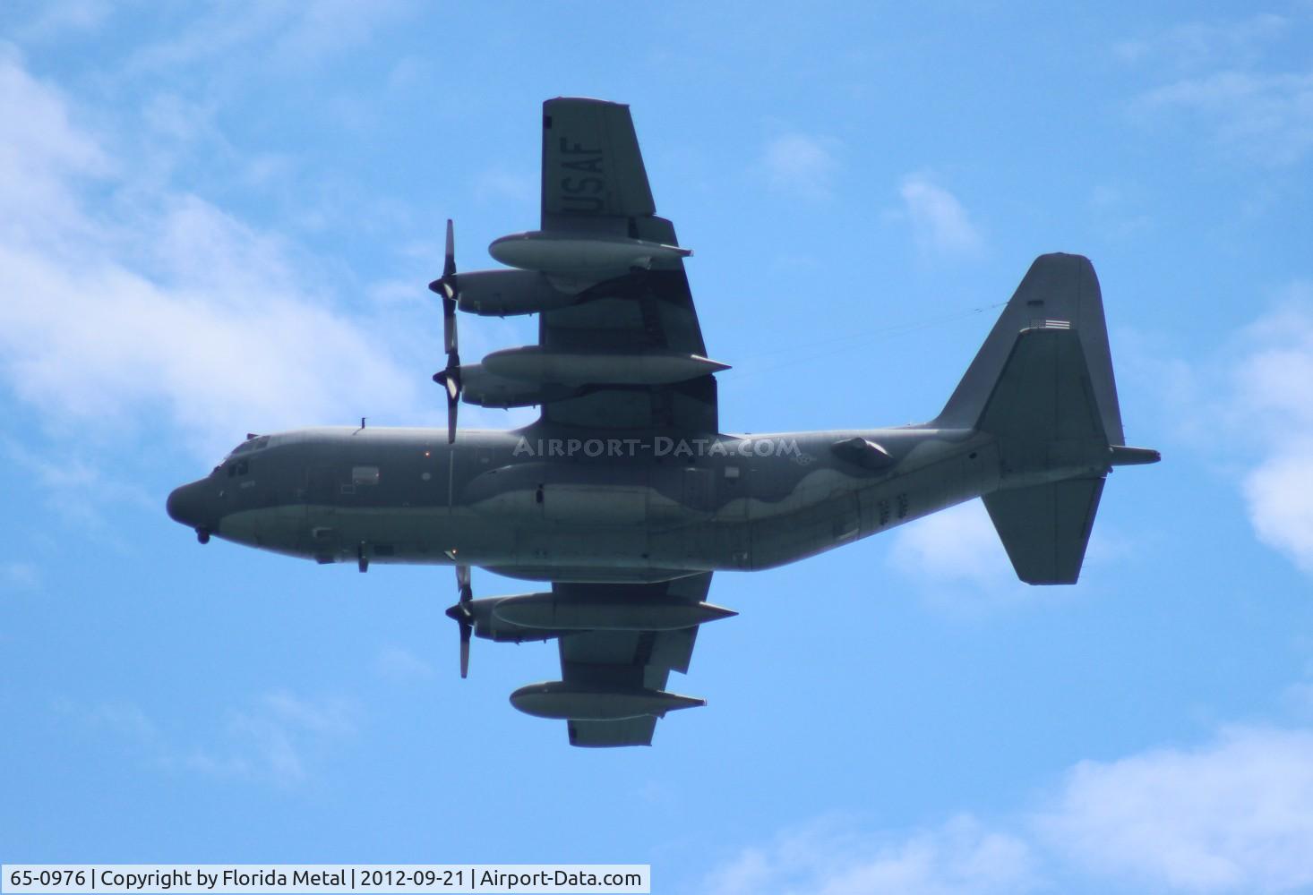 65-0976, 1965 Lockheed HC-130P Hercules C/N 382-4126, HC-130P over Cocoa Beach