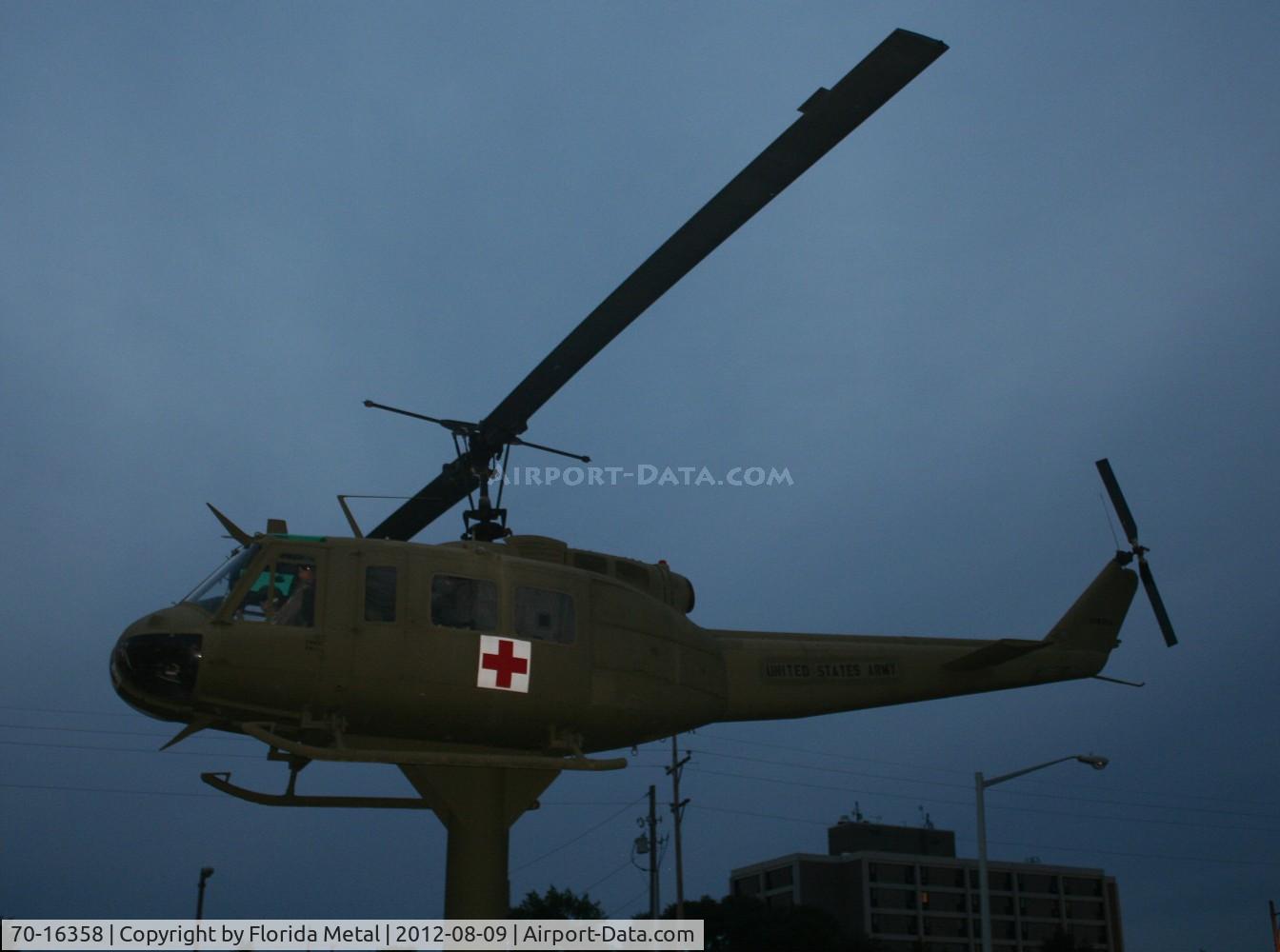 70-16358, 1970 Bell UH-1H Iroquois C/N 12663, UH-1H in Bay City Michigan