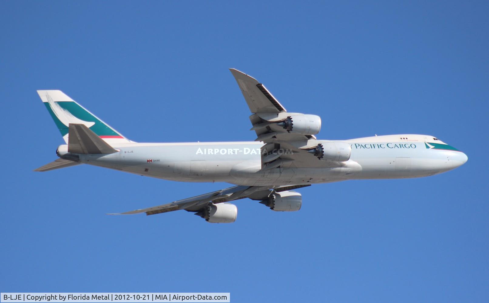 B-LJE, 2011 Boeing 747-867F/SCD C/N 39242, Cathay Cargo 747-800