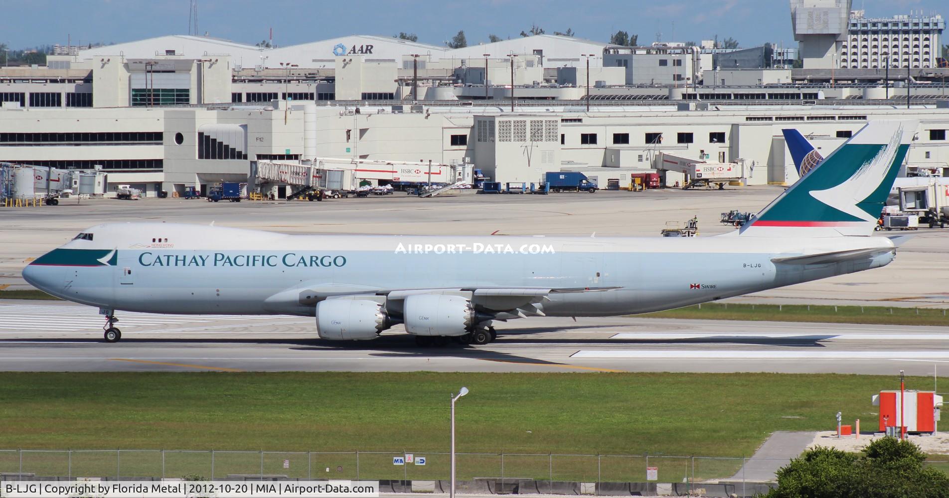 B-LJG, 2012 Boeing 747-867F C/N 39244, Cathay Cargo 747-800