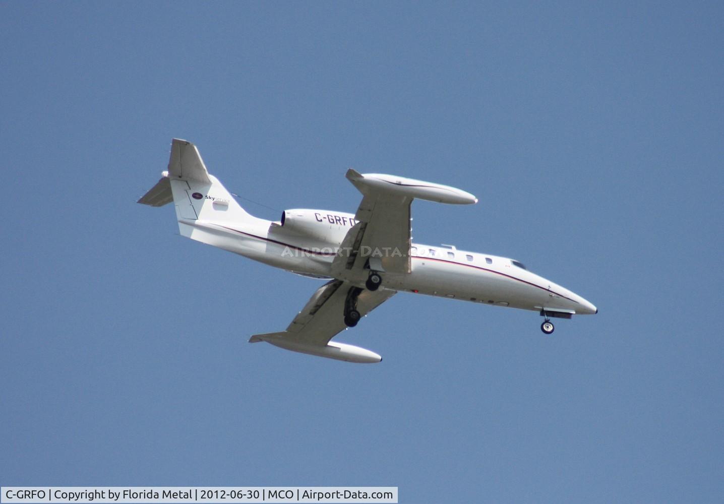 C-GRFO, 1977 Learjet 35A C/N 35A-100, Lear 35A