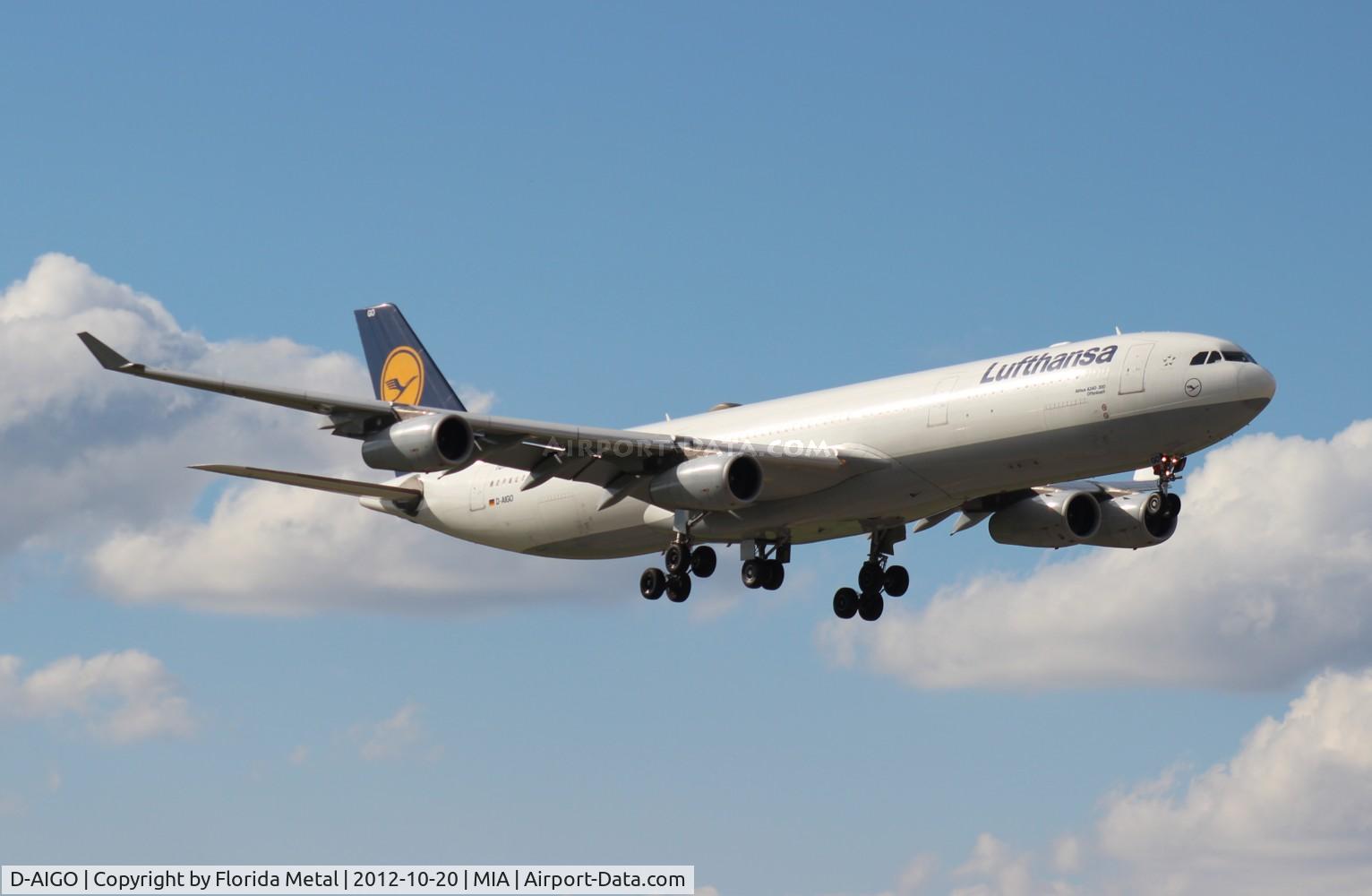 D-AIGO, 1998 Airbus A340-313X C/N 233, Lufthansa A340-300