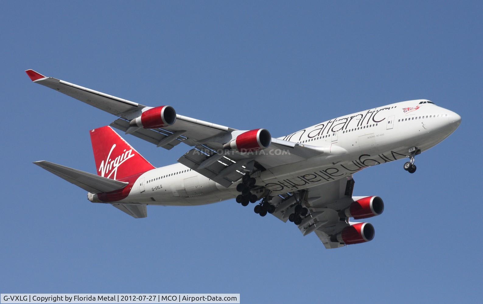 G-VXLG, 1998 Boeing 747-41R C/N 29406, Virgin 747-400