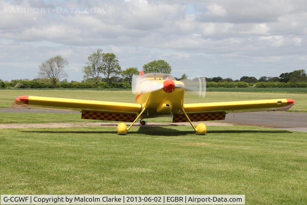 G-CGWF, 2008 Vans RV-7 C/N 70435, Vans RV-7 at The Real Aeroplane Club's Jolly June Jaunt, Breighton Airfield, 2013.
