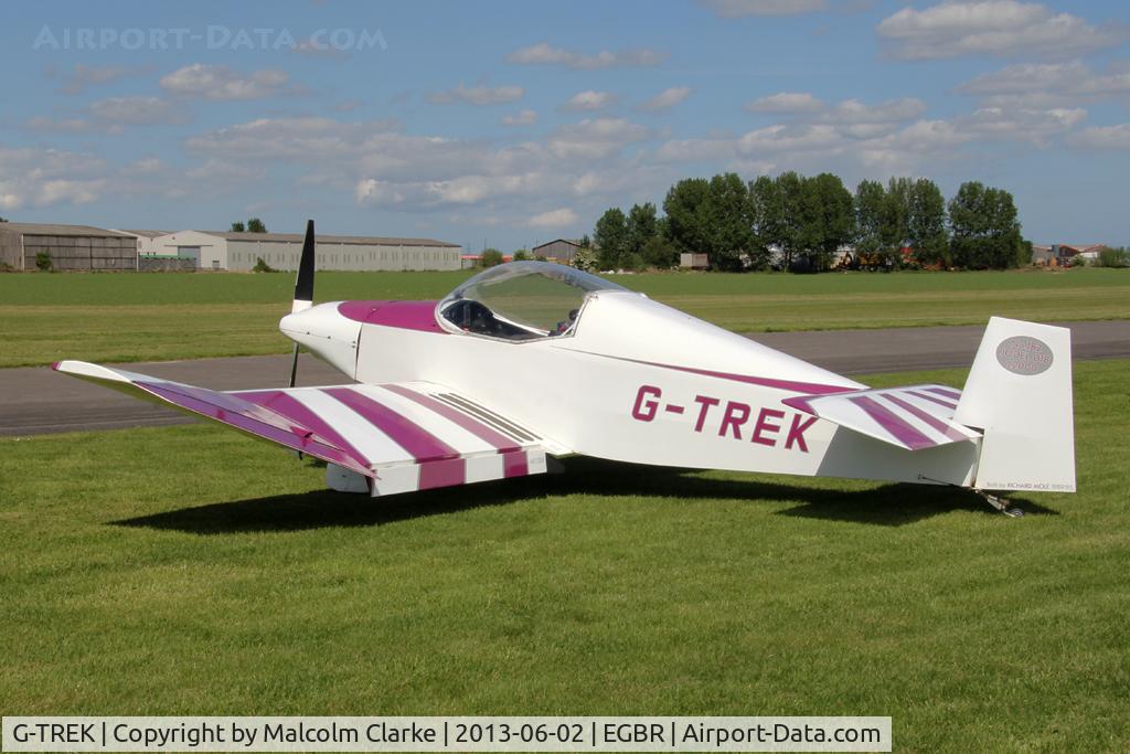 G-TREK, 1995 Jodel D-18 C/N PFA 169-11265, Jodel D-18 at The Real Aeroplane Club's Jolly June Jaunt, Breighton Airfield, 2013.