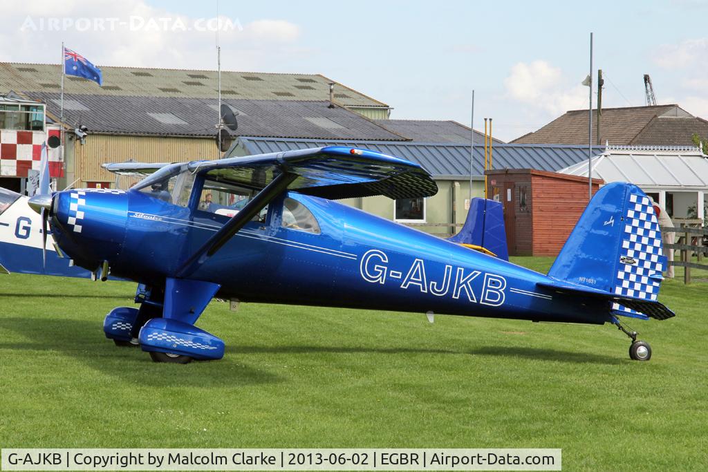 G-AJKB, 1946 Luscombe 8E Silvaire C/N 3058, Luscombe 8E Silvaire at The Real Aeroplane Club's Jolly June Jaunt, Breighton Airfield, 2013.