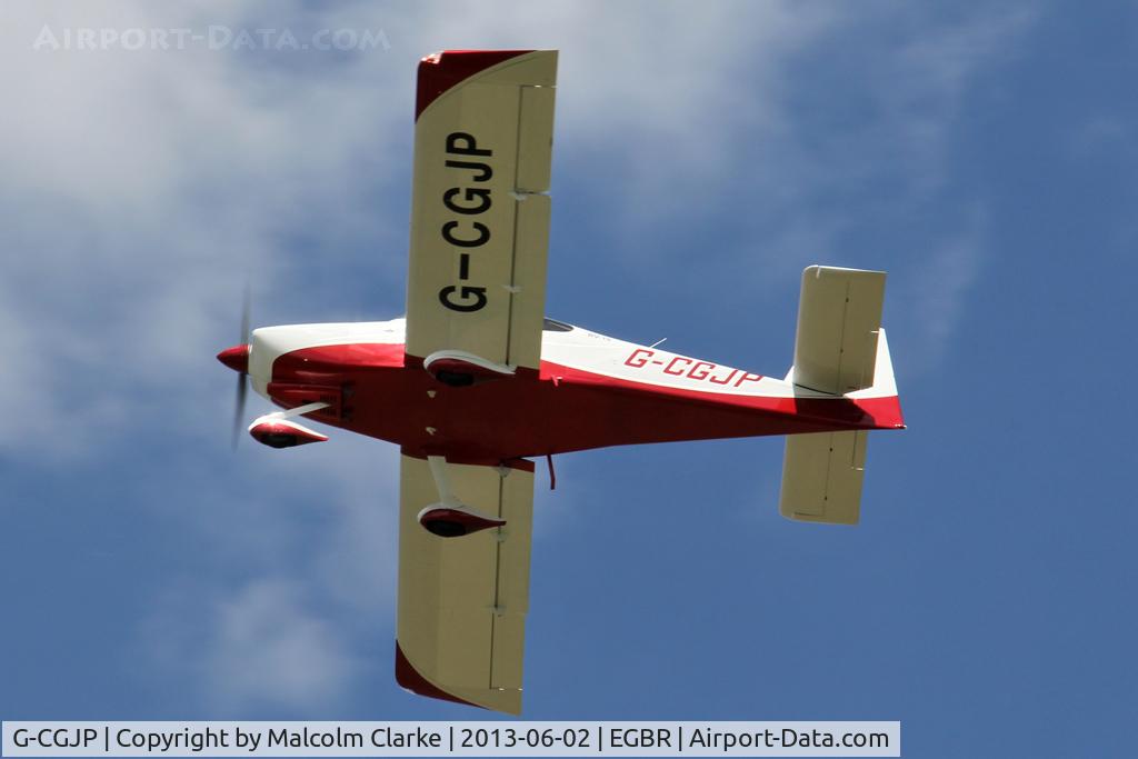 G-CGJP, 2010 Vans RV-10 C/N PFA 339-14600, Vans RV-10 at The Real Aeroplane Company's Jolly June Jaunt, Breighton Airfield, 2013.