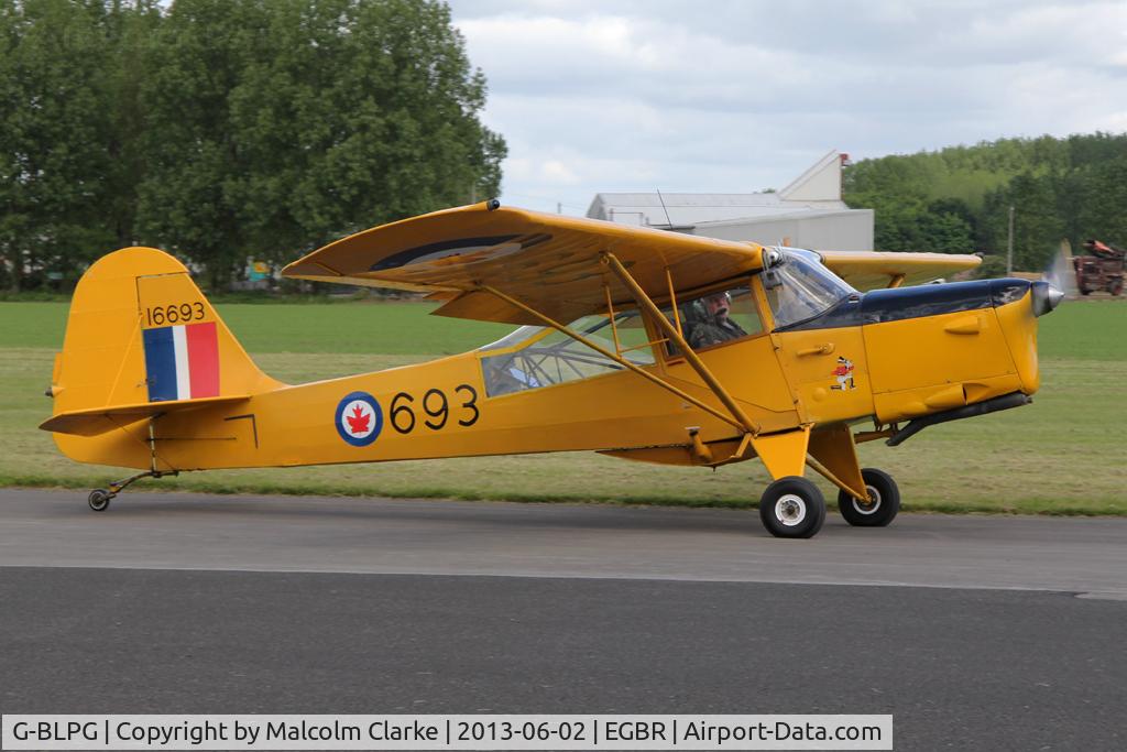 G-BLPG, 1959 Auster J-1N Alpha C/N 3395, Auster J-1N Alpha at The Real Aeroplane Company's Jolly June Jaunt, Breighton Airfield, 2013.