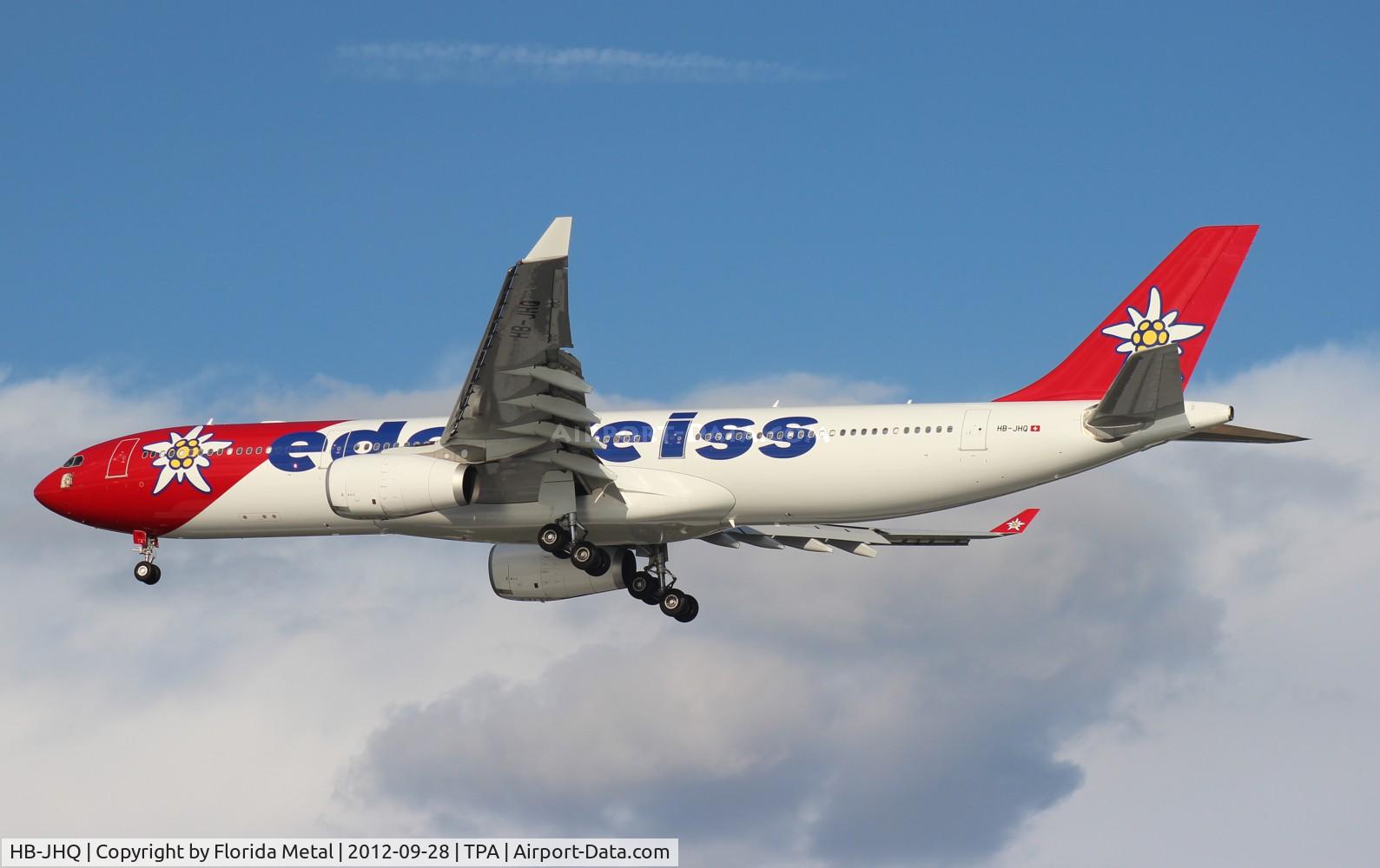 HB-JHQ, 2010 Airbus A330-343X C/N 1193, Edelweiss A330