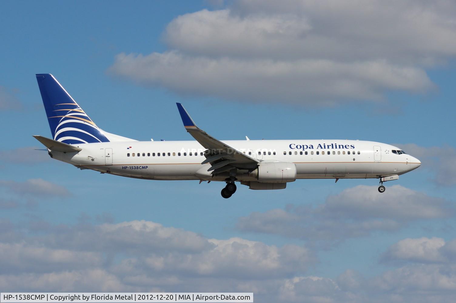 HP-1538CMP, 2009 Boeing 737-8V3 C/N 36554, Copa 737-800