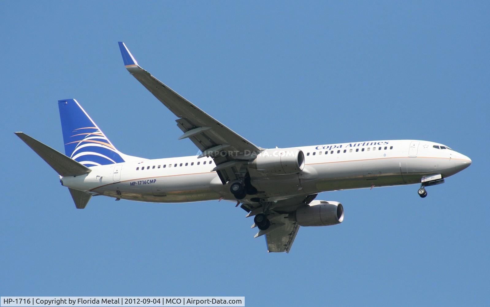 HP-1716, 2011 Boeing 737-8V6 C/N 40666, Copa 737-800