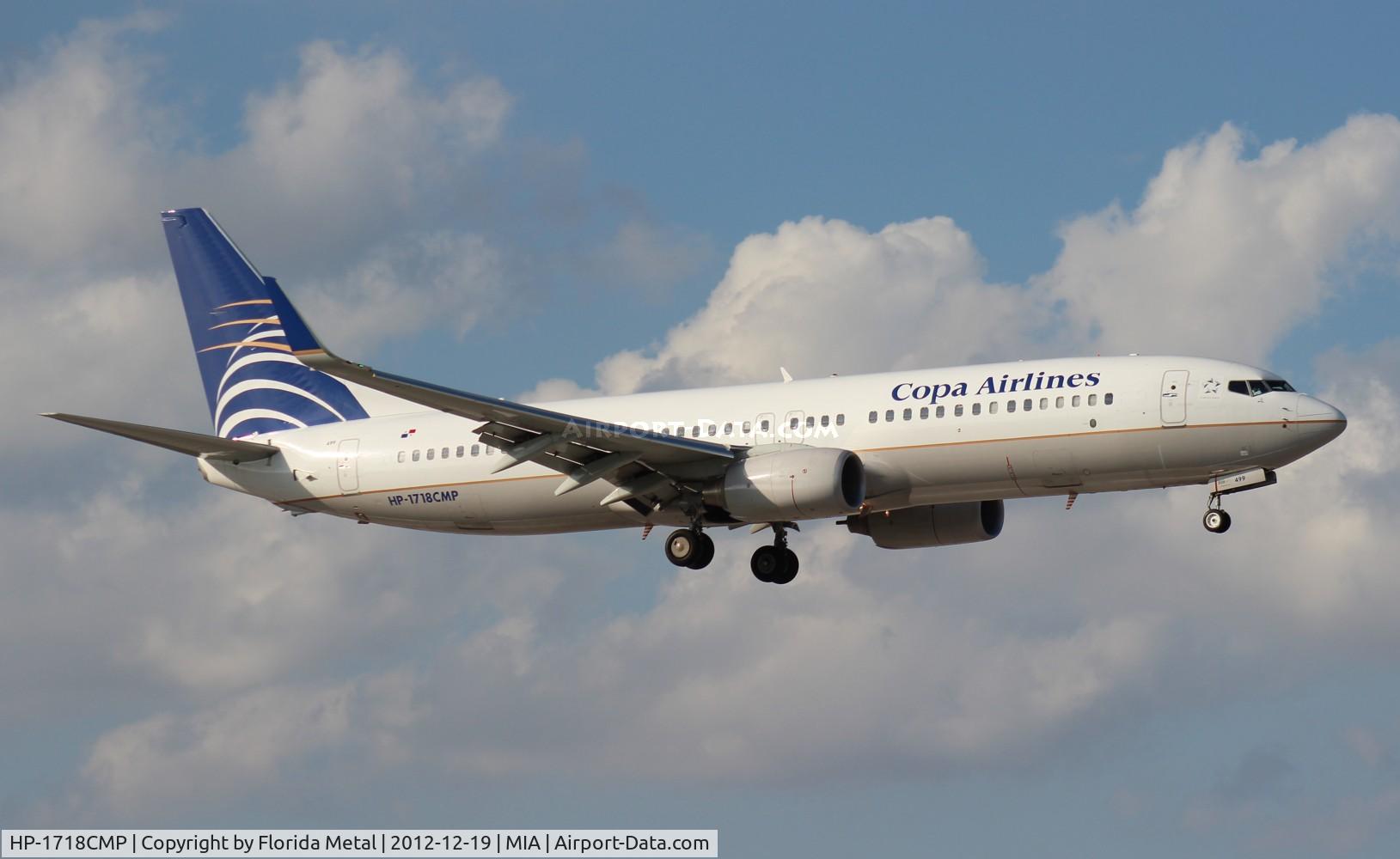HP-1718CMP, 2011 Boeing 737-8V3 C/N 38139, Copa 737-800