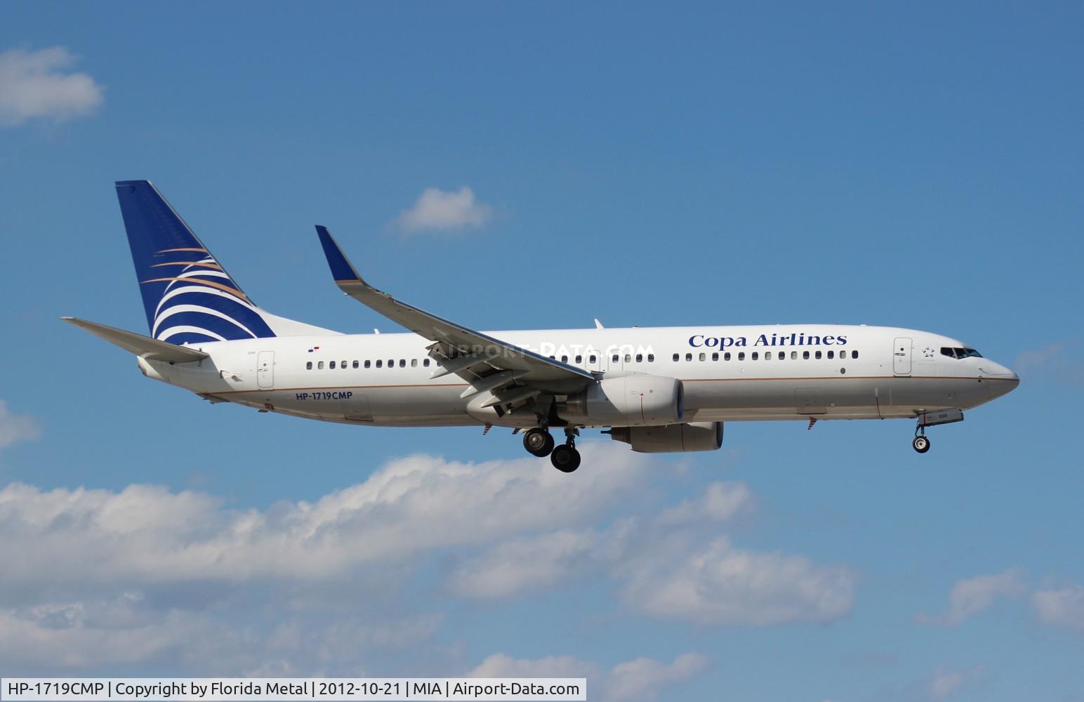 HP-1719CMP, 2011 Boeing 737-8V3 C/N 37957, Copa 737-800