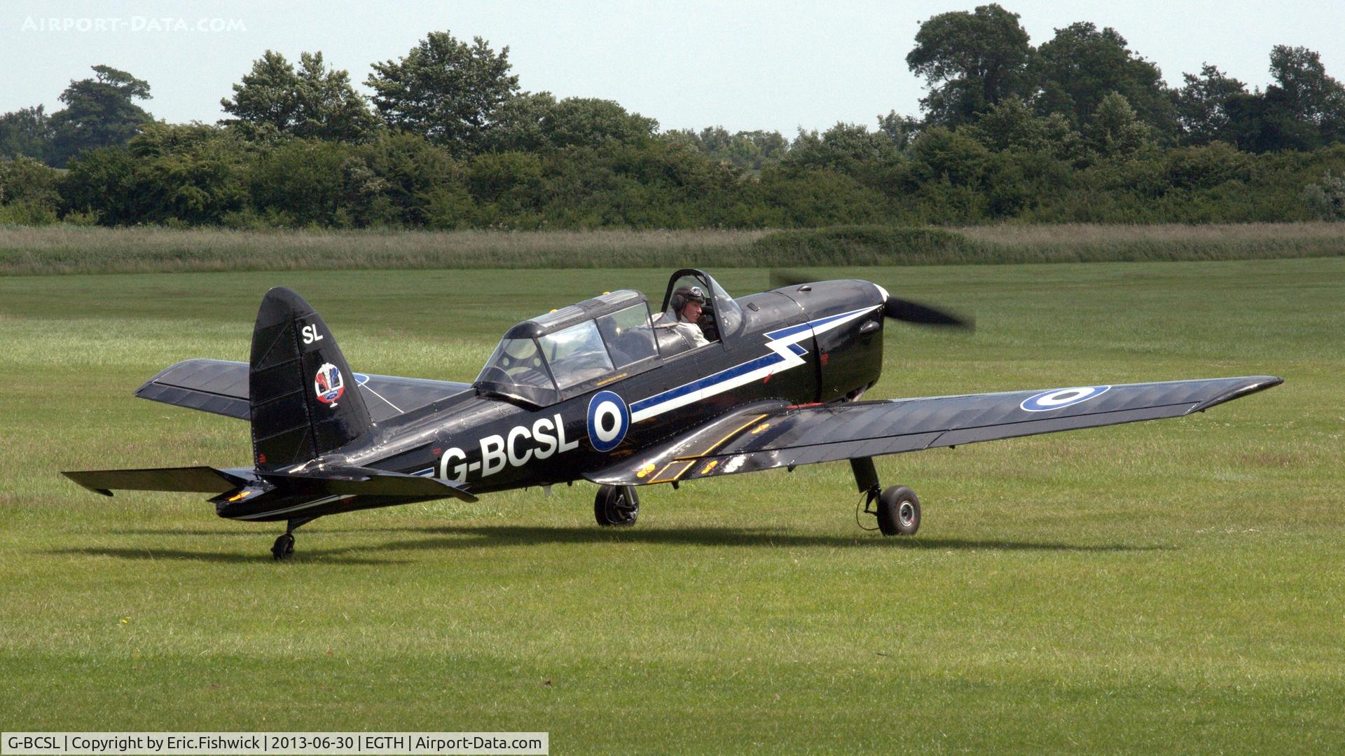 G-BCSL, 1951 De Havilland DHC-1 Chipmunk 22 C/N C1/0524, 2. G-BCSL at the Shuttleworth Military Pagent Flying Day, 30 June 2013