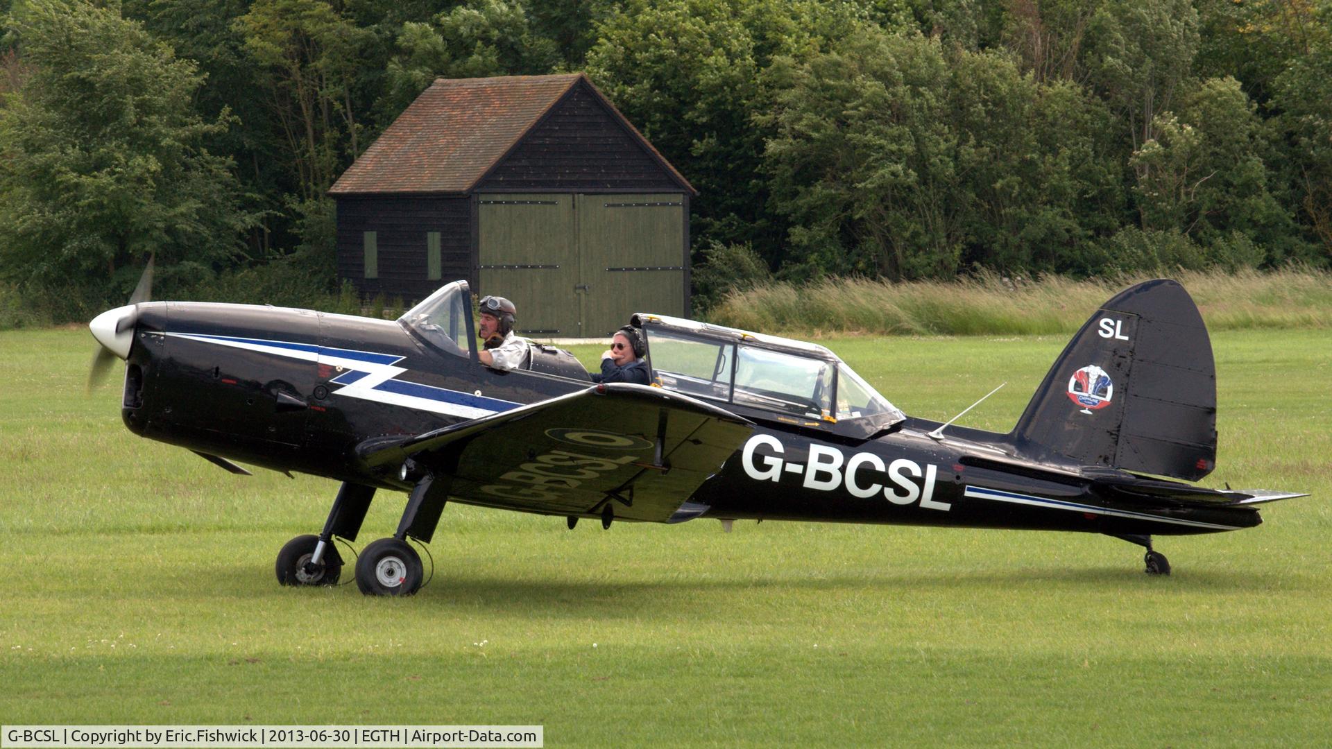 G-BCSL, 1951 De Havilland DHC-1 Chipmunk 22 C/N C1/0524, 1. G-BCSL at the Shuttleworth Military Pagent Flying Day, 30 June 2013
