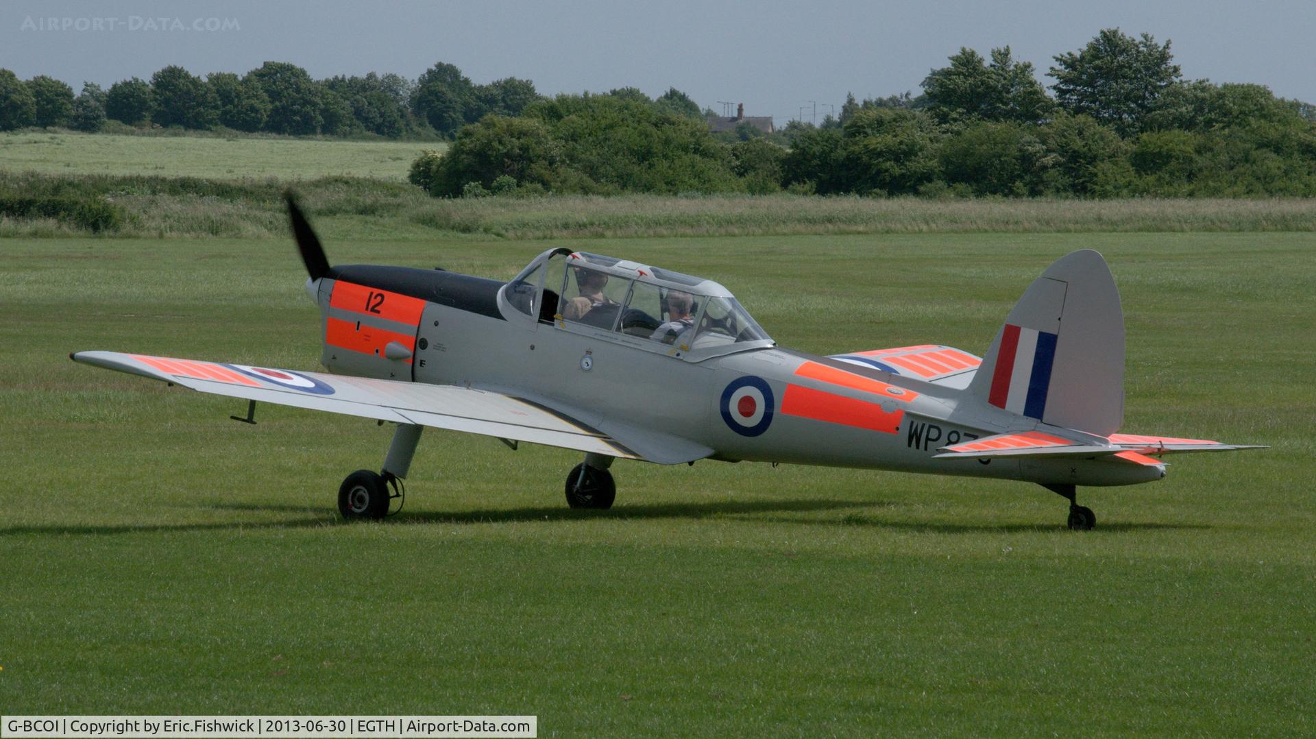 G-BCOI, 1952 De Havilland DHC-1 Chipmunk T.10 C/N C1/0759, 1. WP870 at the Shuttleworth Military Pagent Flying Day, 30 June 2013
