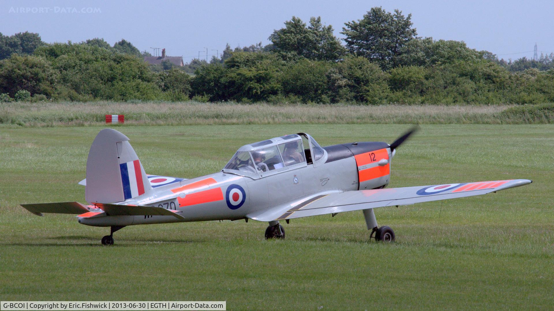 G-BCOI, 1952 De Havilland DHC-1 Chipmunk T.10 C/N C1/0759, 2. WP870 at the Shuttleworth Military Pagent Flying Day, 30 June 2013