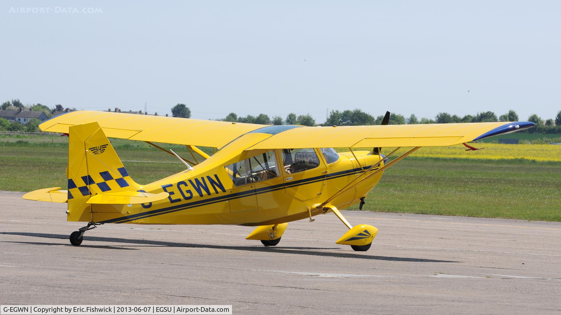 G-EGWN, 2007 Champion 7ECA Aurora Citabria C/N 1399-2007, 2. G-EGWN at Duxford Airfield.