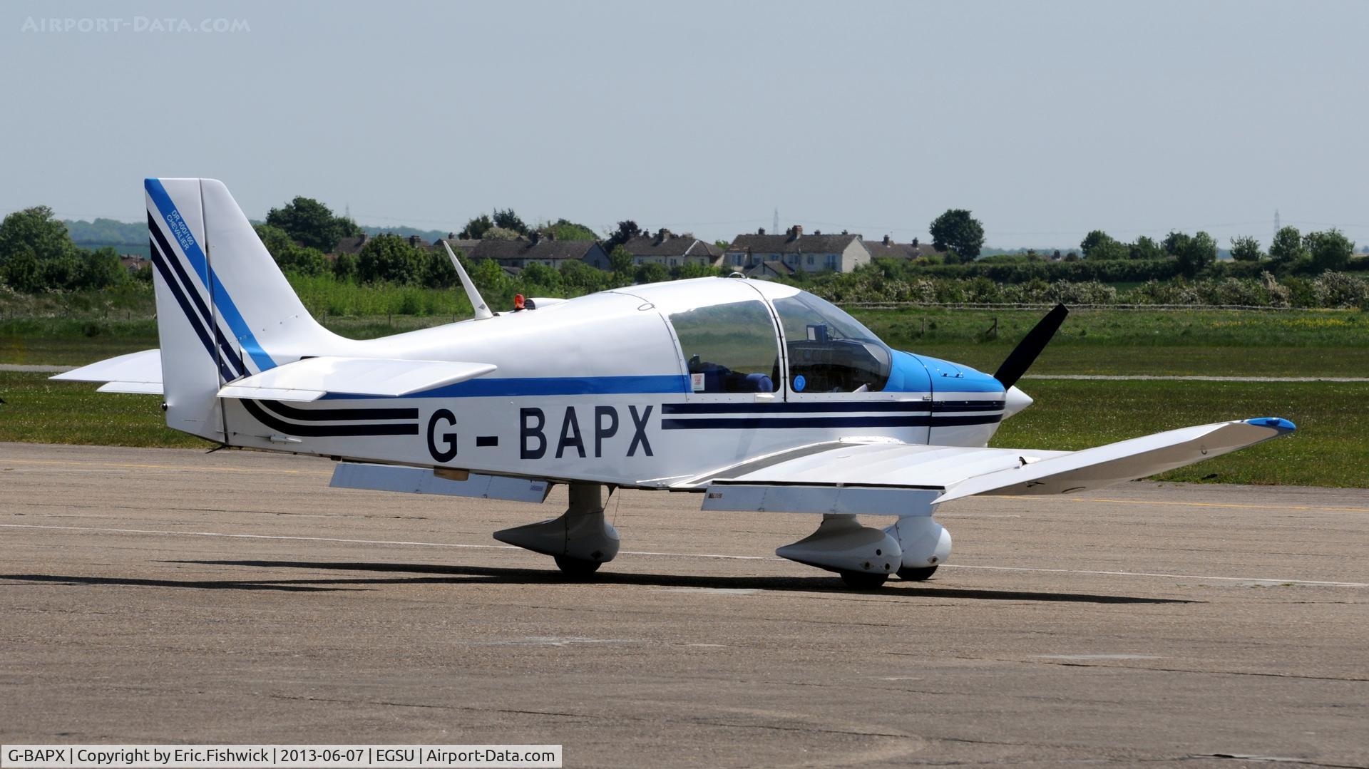 G-BAPX, 1972 Robin DR-400-160 Chevalier C/N 789, 2. G-BAPX at Duxford Airfield.