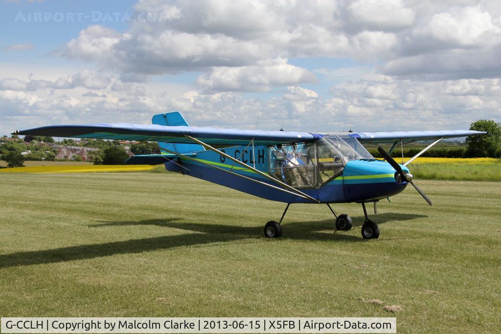 G-CCLH, 2003 Rans S-6ES Coyote II C/N PFA 204-13658, Rans S6-ES. Participant in Fly UK 2013. Fishburn Airfield, June 2013.