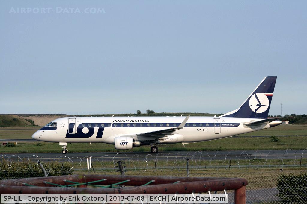SP-LIL, 2010 Embraer 175LR (ERJ-170-200LR) C/N 17000306, SP-LIL just arrived on rw 04L