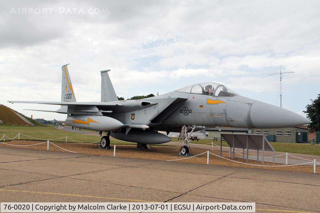 76-0020, 1976 McDonnell Douglas F-15A Eagle C/N 0199/A172, McDonnell Douglas F-15A Eagle, American Air Museum, Duxford Airfield, July 2013.