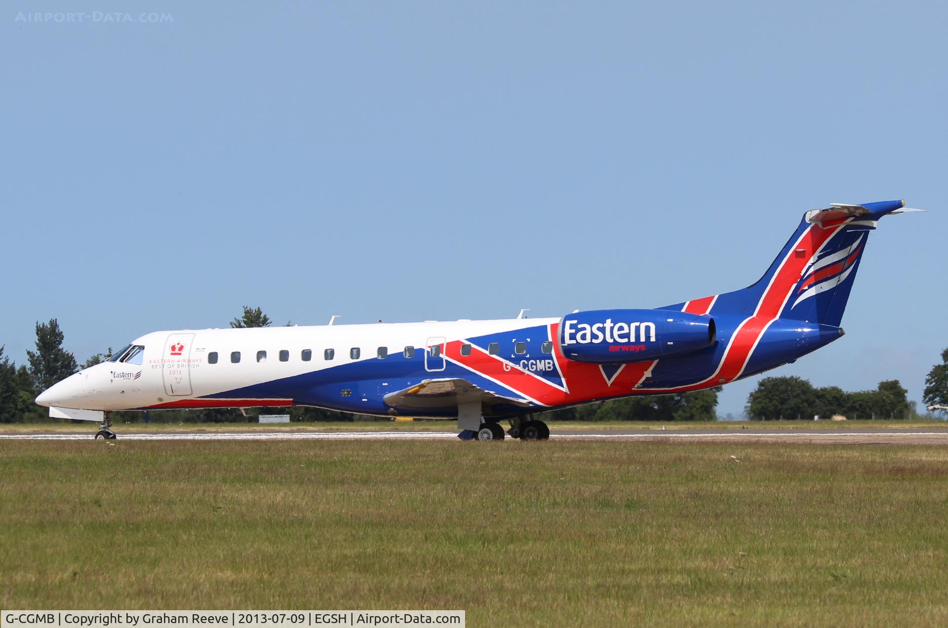 G-CGMB, 2000 Embraer ERJ-135ER (EMB-135ER) C/N 145189, About to depart on run way 09.