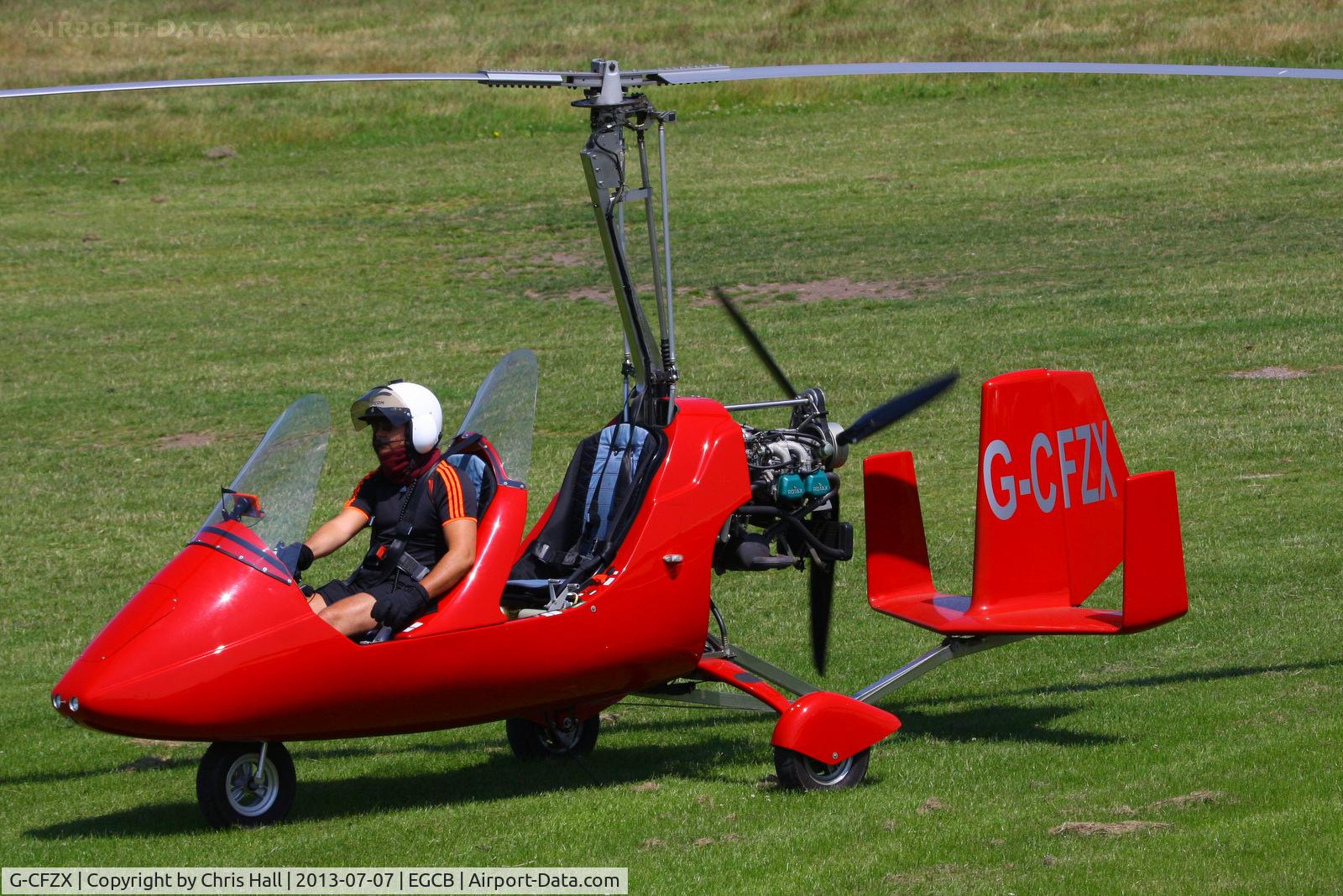 G-CFZX, 2009 Rotorsport UK MTOsport C/N RSUK/MTO/013, at the Barton open day and fly in