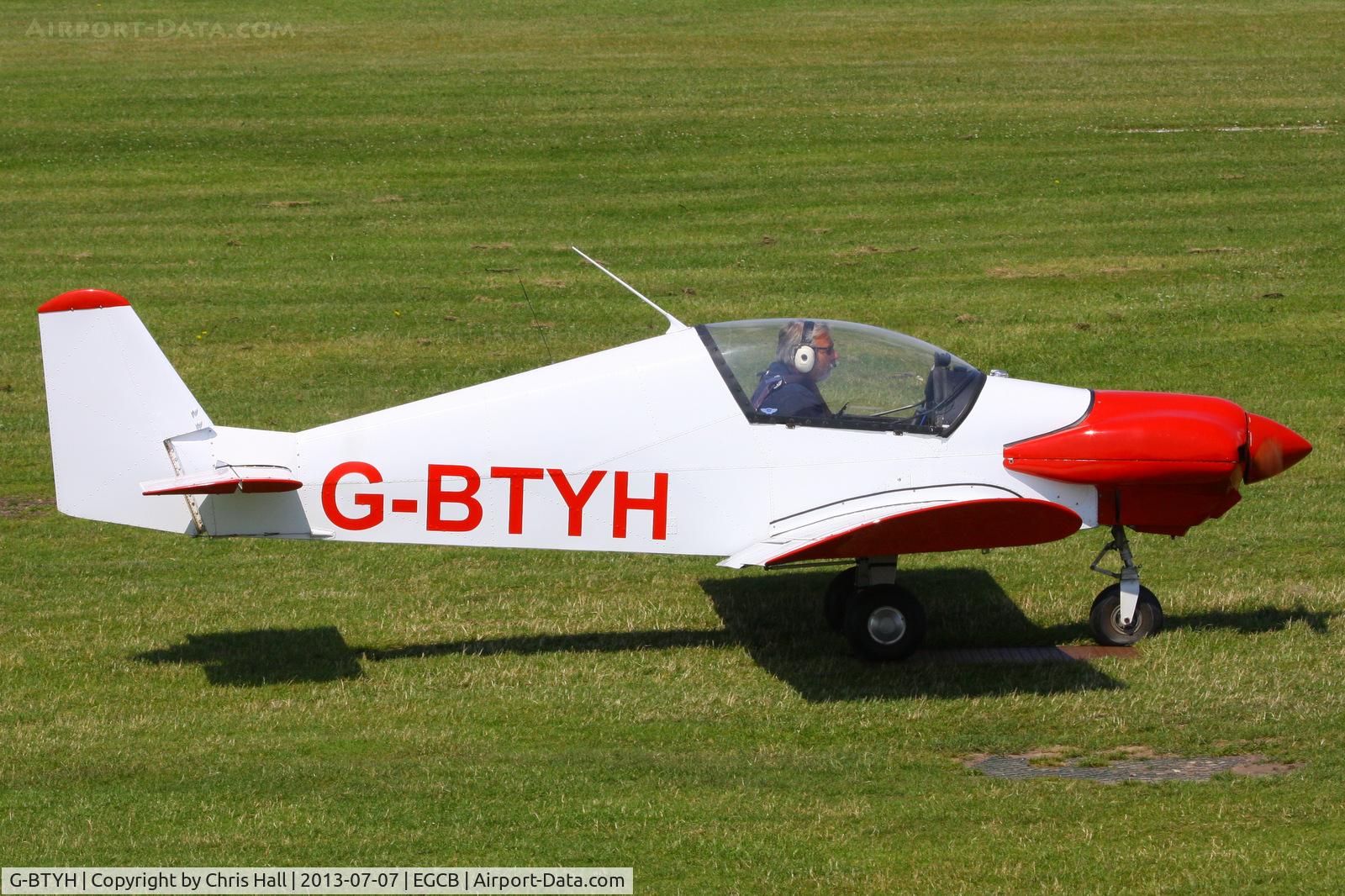 G-BTYH, 1993 Pottier P-80S C/N PFA 160-11121, at the Barton open day and fly in