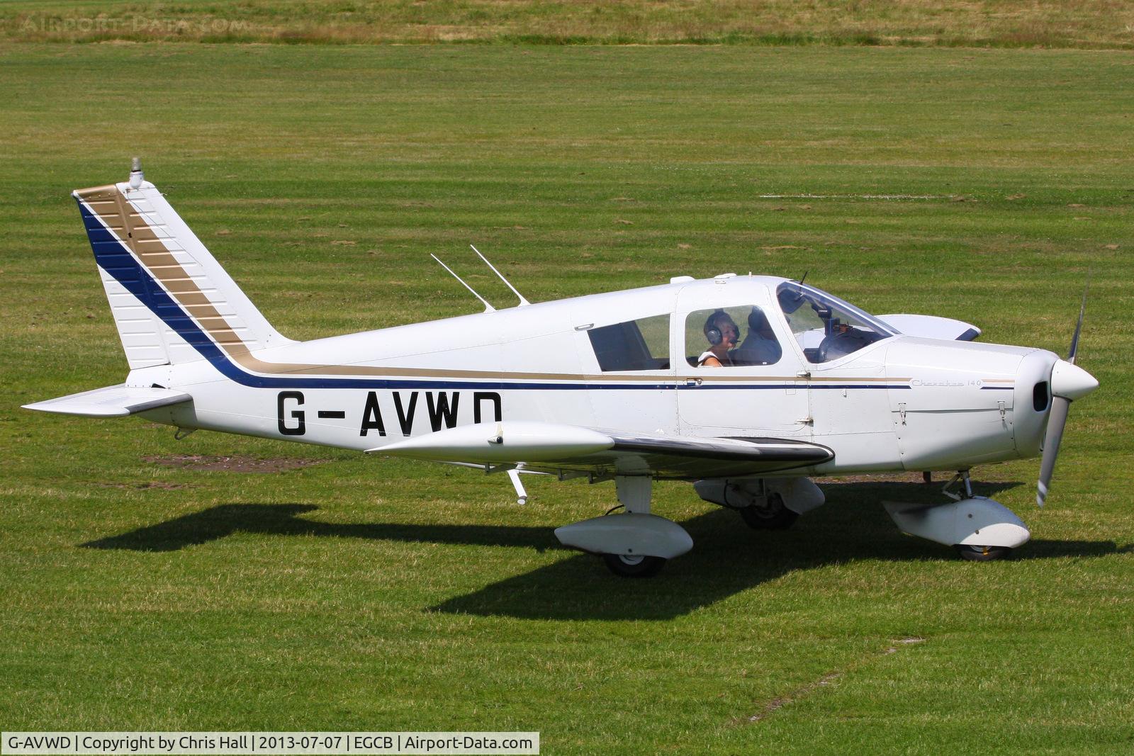 G-AVWD, 1967 Piper PA-28-140 Cherokee C/N 28-23700, at the Barton open day and fly in