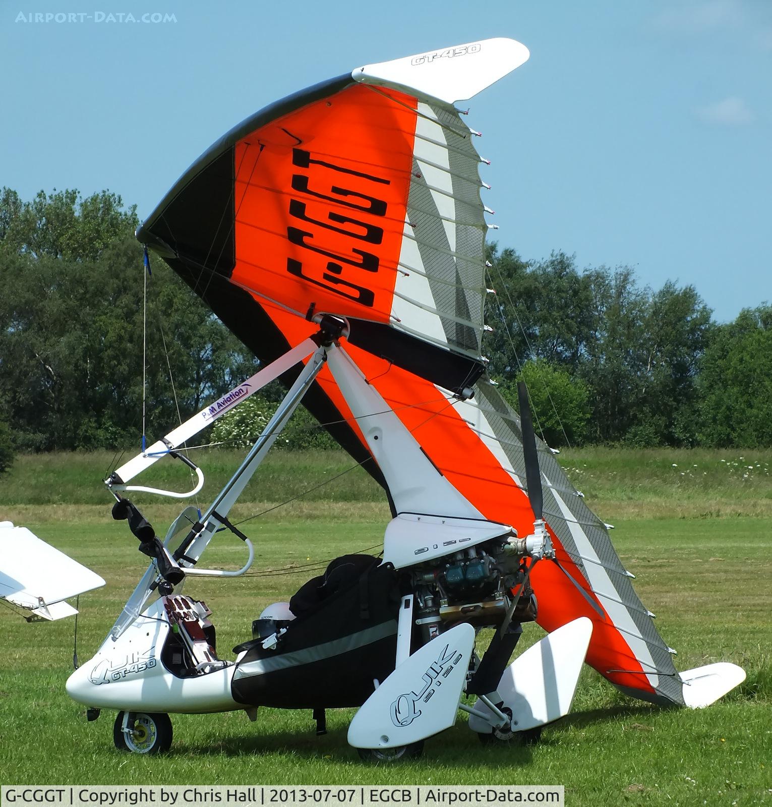 G-CGGT, 2009 P&M Aviation Quik GT450 C/N 8466, at the Barton open day and fly in