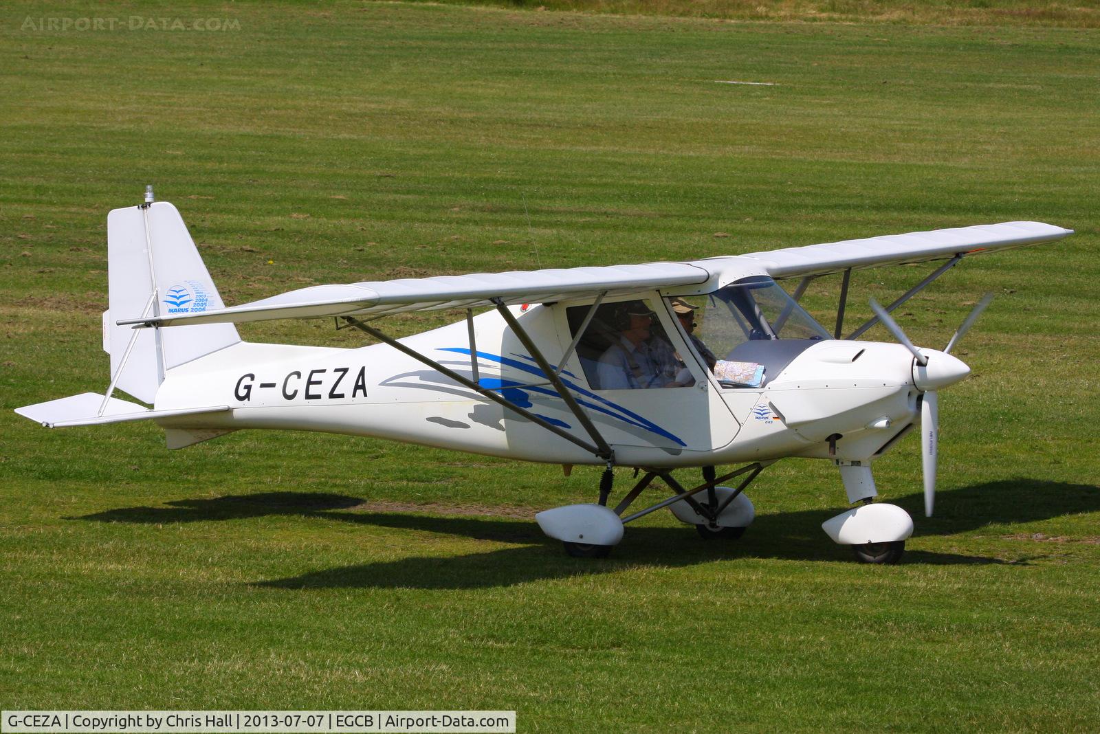 G-CEZA, 2007 Comco Ikarus C42 FB80 C/N 0711-6923, at the Barton open day and fly in