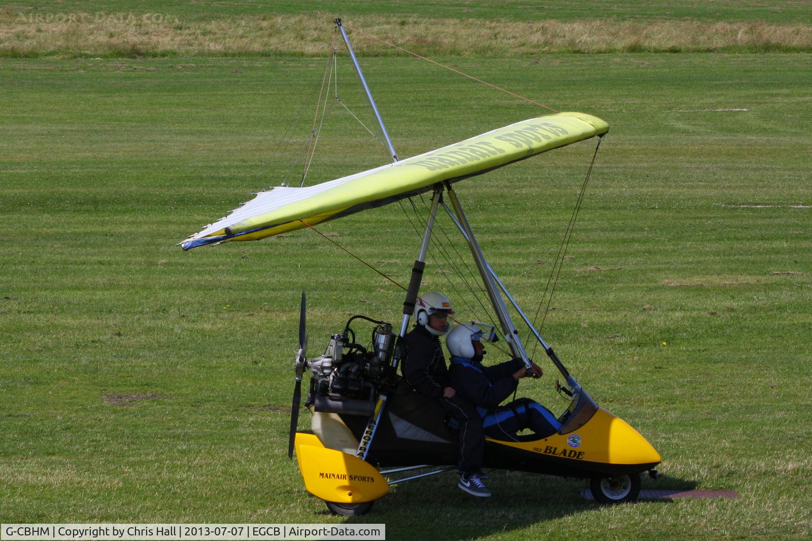 G-CBHM, 2001 Mainair Blade 912 C/N 1301-1101-7-W1096, at the Barton open day and fly in