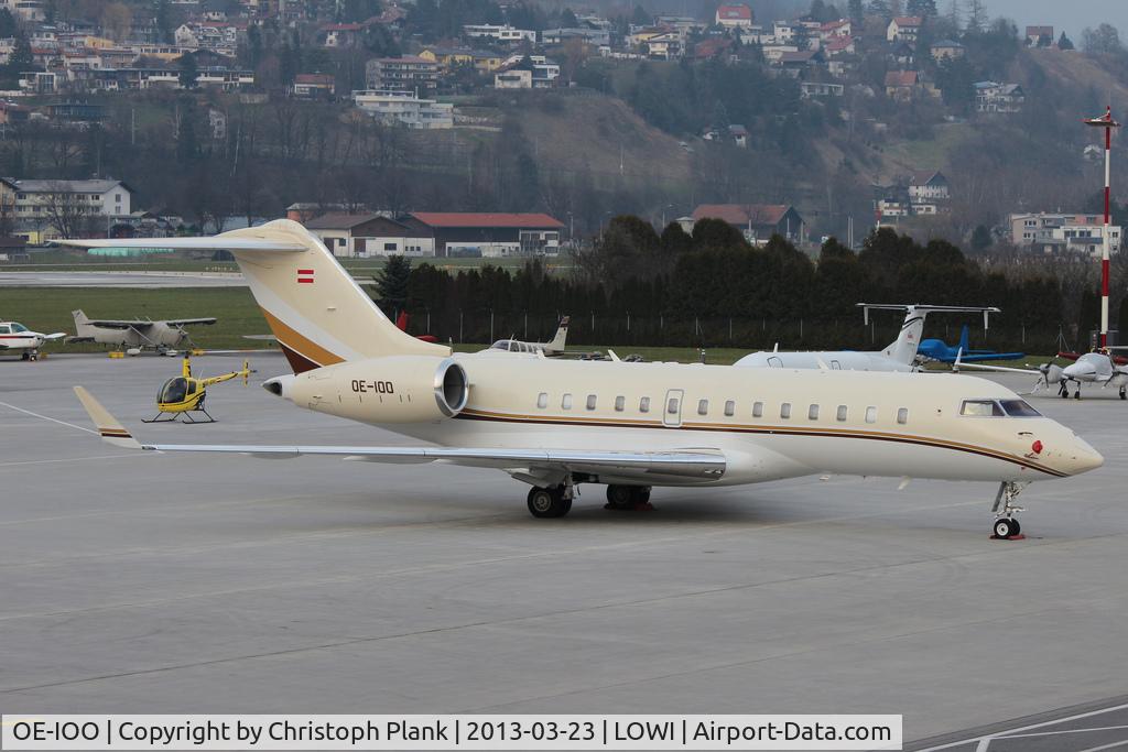 OE-IOO, 2008 Bombardier BD-700-1A10 Global 5000 C/N 9301, Nice Visitor at Innsbruck