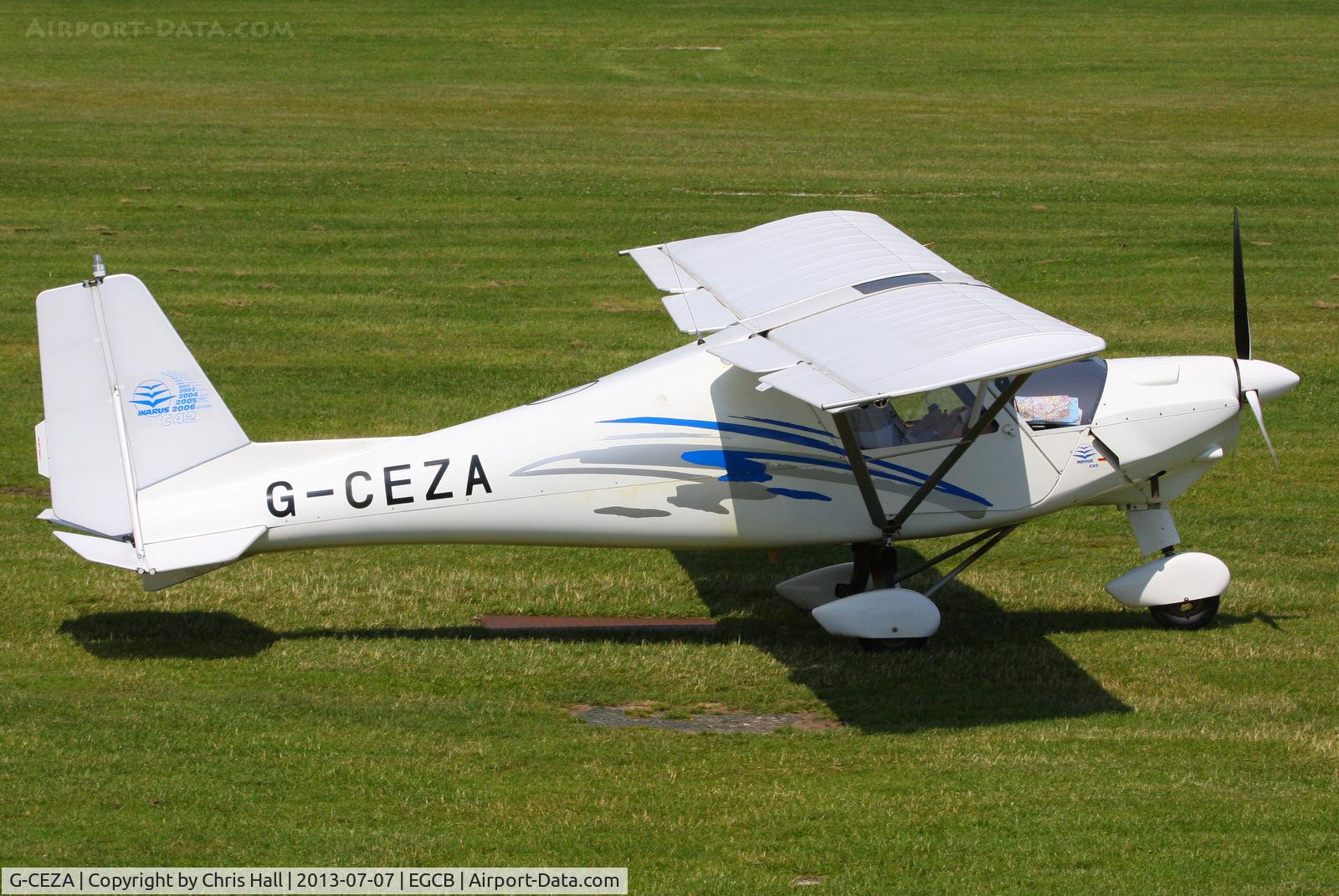 G-CEZA, 2007 Comco Ikarus C42 FB80 C/N 0711-6923, at the Barton open day and fly in