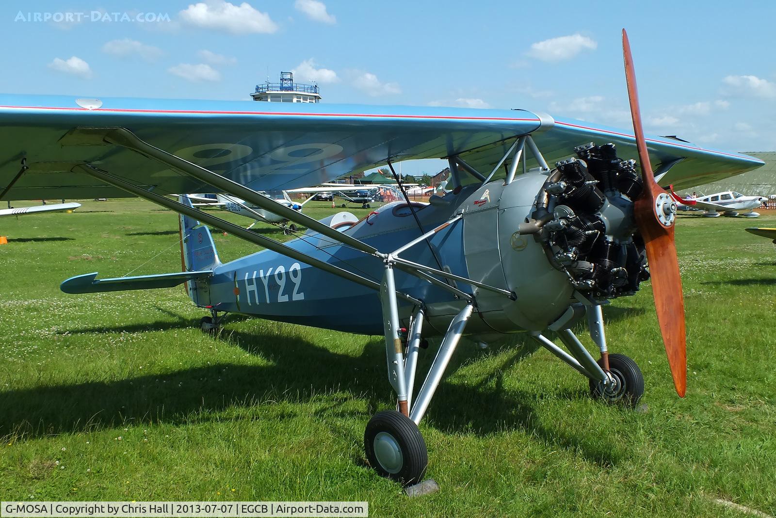 G-MOSA, 1952 Morane-Saulnier MS.317 C/N 351, at the Barton open day and fly in