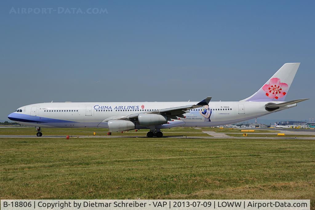 B-18806, 2001 Airbus A340-313 C/N 433, China Airlines Airbus 340-300