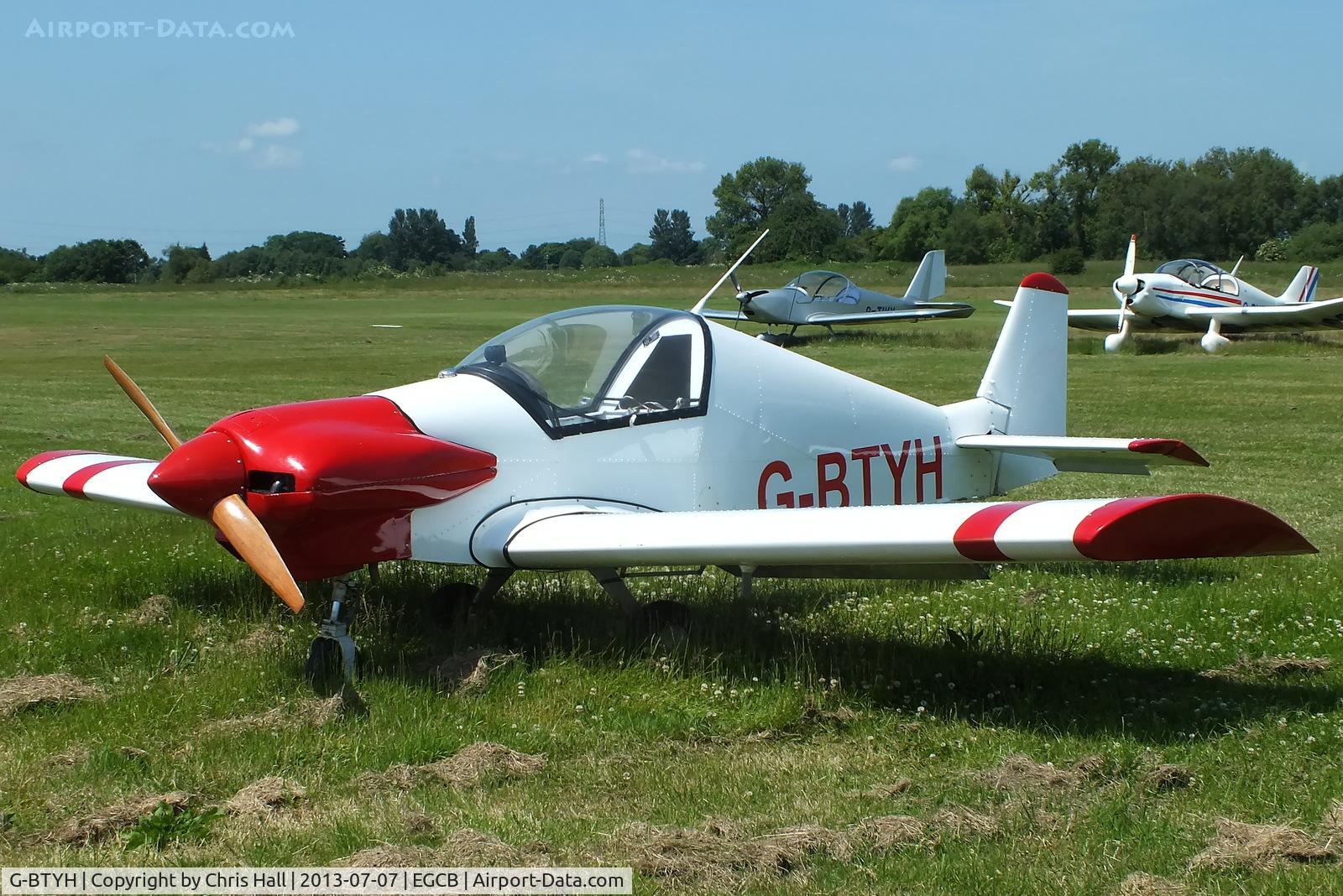 G-BTYH, 1993 Pottier P-80S C/N PFA 160-11121, at the Barton open day and fly in