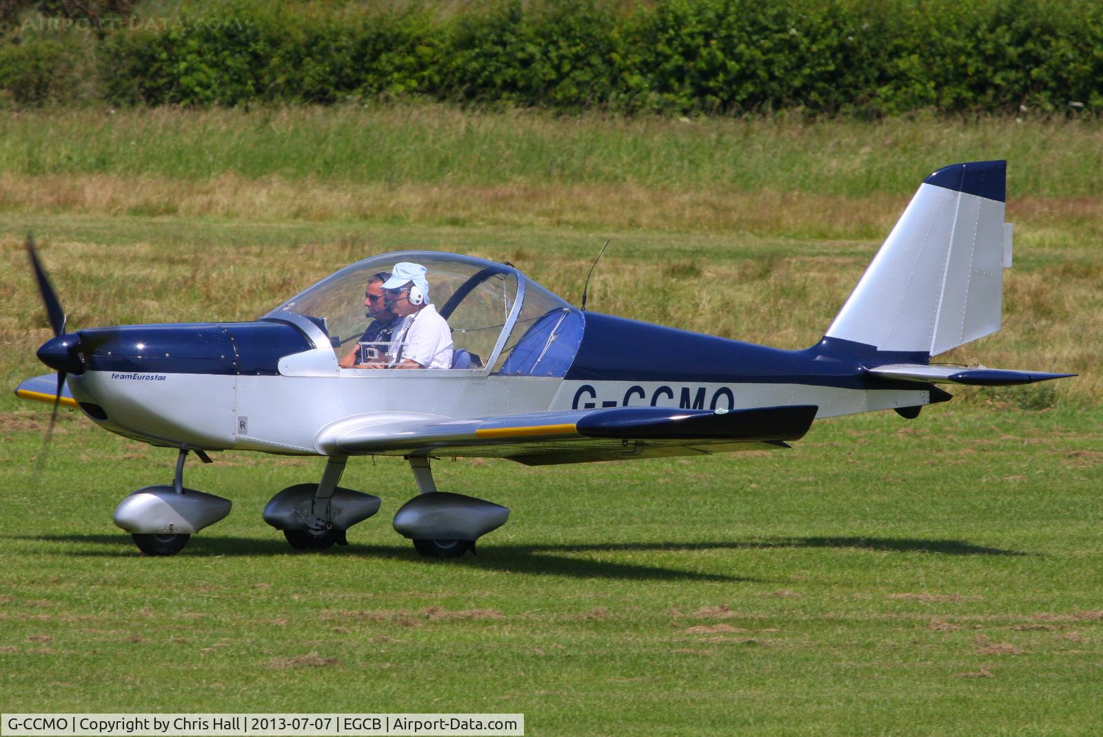 G-CCMO, 2003 Aerotechnik EV-97A Eurostar C/N PFA 315-14155, at the Barton open day and fly in