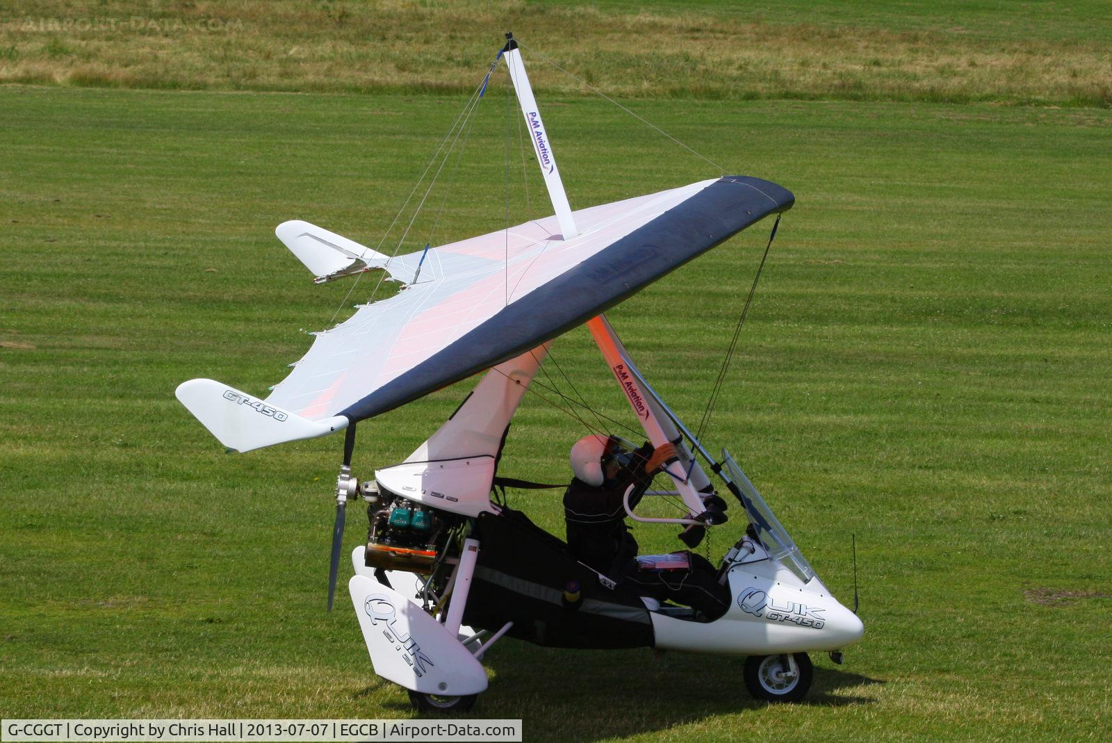 G-CGGT, 2009 P&M Aviation Quik GT450 C/N 8466, at the Barton open day and fly in