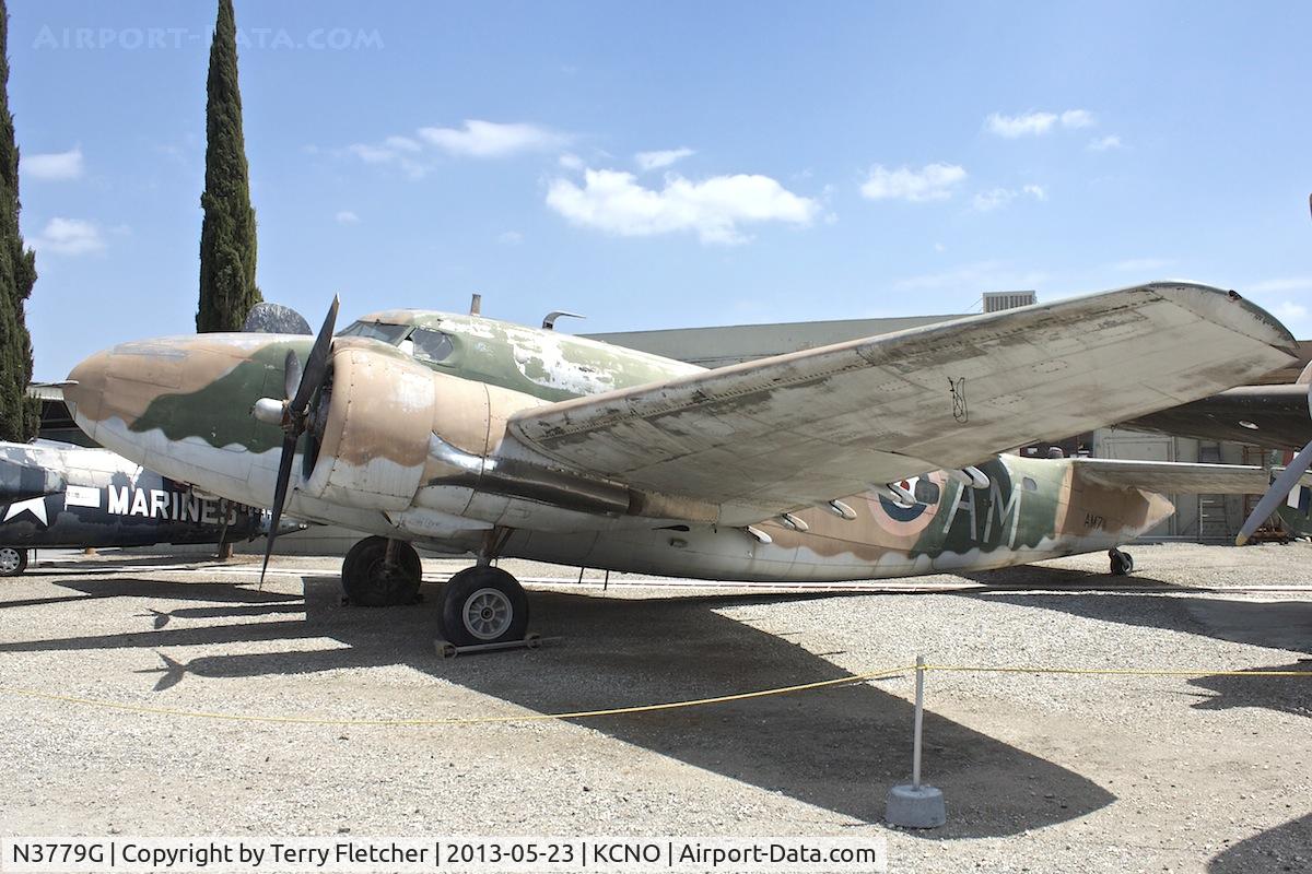 N3779G, Lockheed 18-56 Lodestar C/N 2201, At Planes of Fame Museum , Chino , California