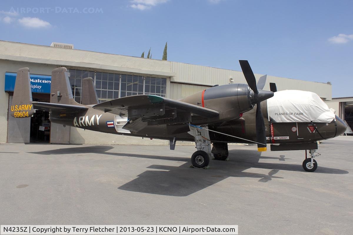 N4235Z, 1959 Grumman OV-1A Mohawk C/N Not found (2), At Planes of Fame Museum , Chino , California