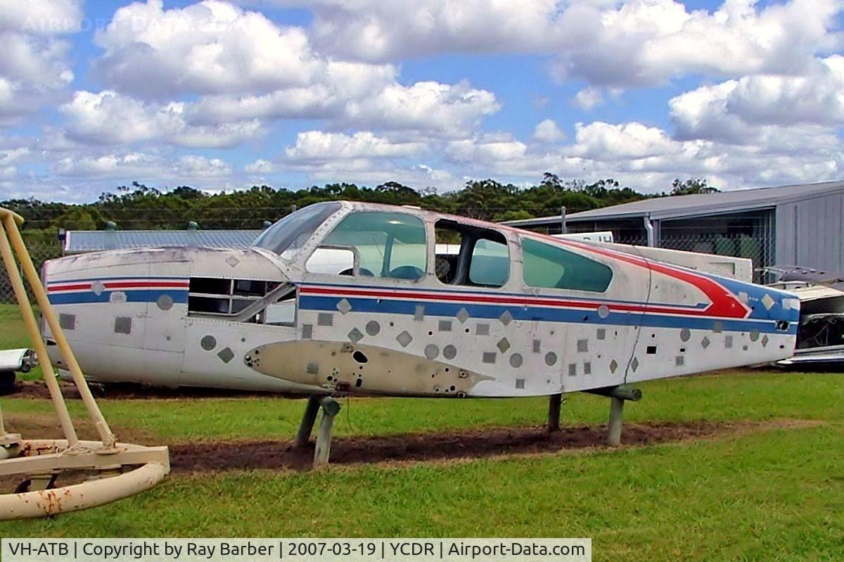 VH-ATB, 1967 Beech C55 Baron (95-C55) C/N TE-437, Beech 95-C55 Baron [TE-437] Caloundra~VH 19/03/2007. All that remains.