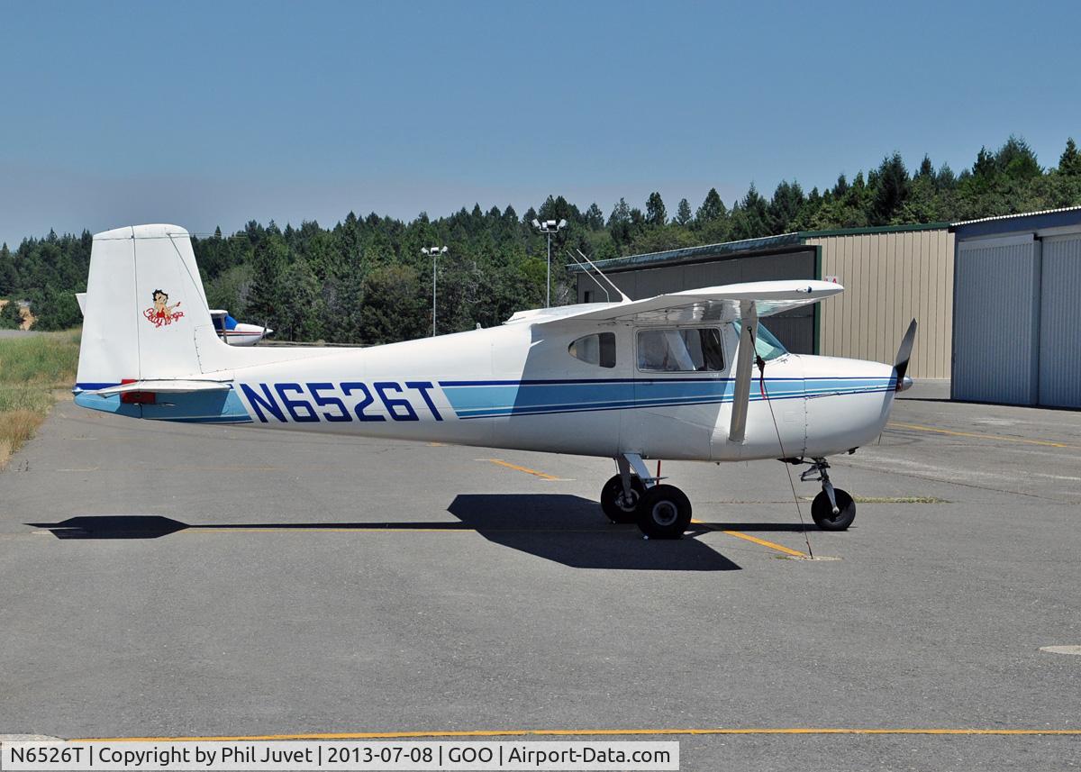 N6526T, 1960 Cessna 150 C/N 17926, Parked at Nevada County Airport, Grass Valley, CA.